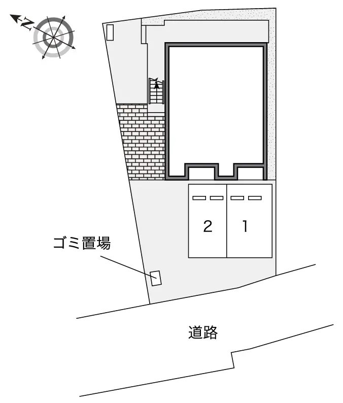 ★手数料０円★柏市藤心２丁目 月極駐車場